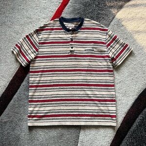 Guess Jeans Vintage Towel Cloth Striped Shirt